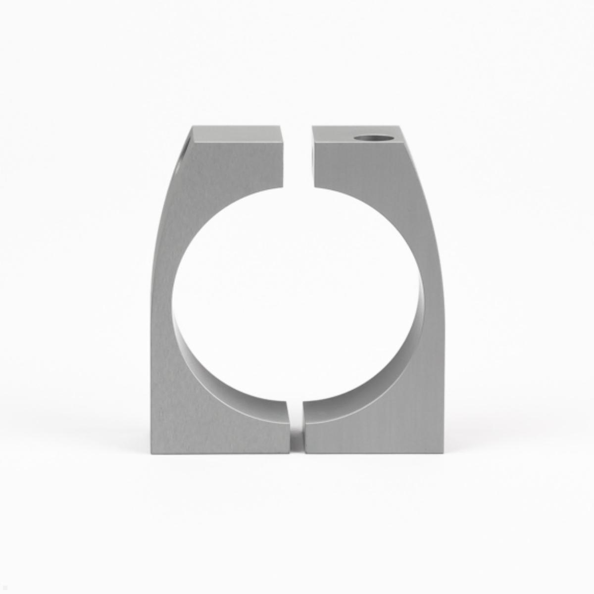 MonLines MBR38S Befestigungsring für Säulen 34-38 mm silber, Ansicht Ring