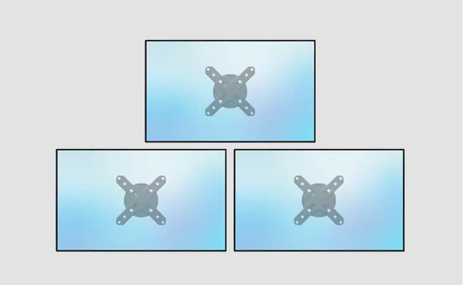 Monitorhalterung für 3 Monitore Monitorhalterung für 3 Monitore