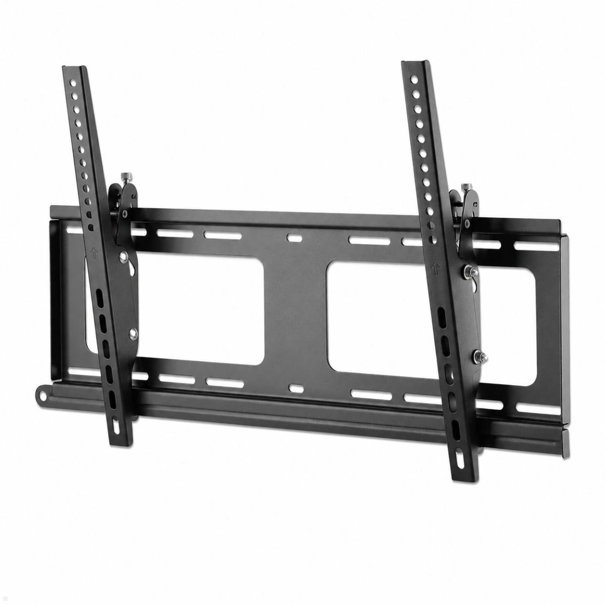MonLines MWH036B flache Outdoor TV Wandhalterung 37-86 Zoll, diebstahlsicher