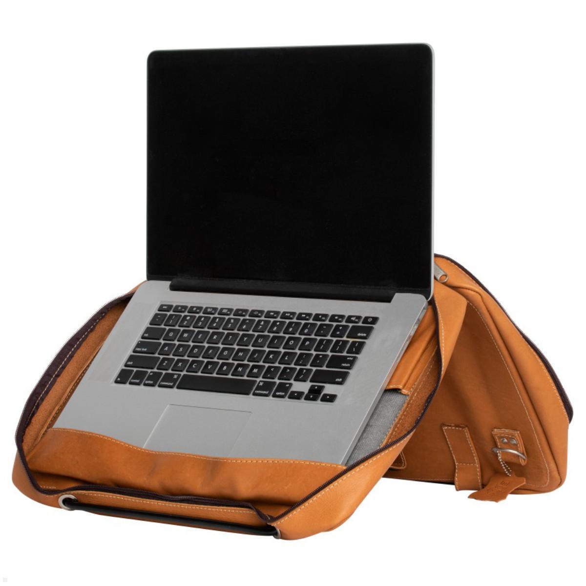 R-Go Viva Laptoptasche mit höhenverstellbarem Laptop Ständer, braun R-Go Viva Laptoptasche mit höhenverstellbarem Laptop Ständer, braun