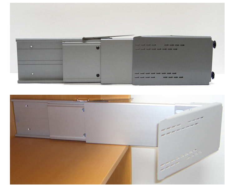 MonLines Schrankeinbau TV Wandhalterung, Anwendung MonLines Schrankeinbau TV Wandhalterung, Anwendung