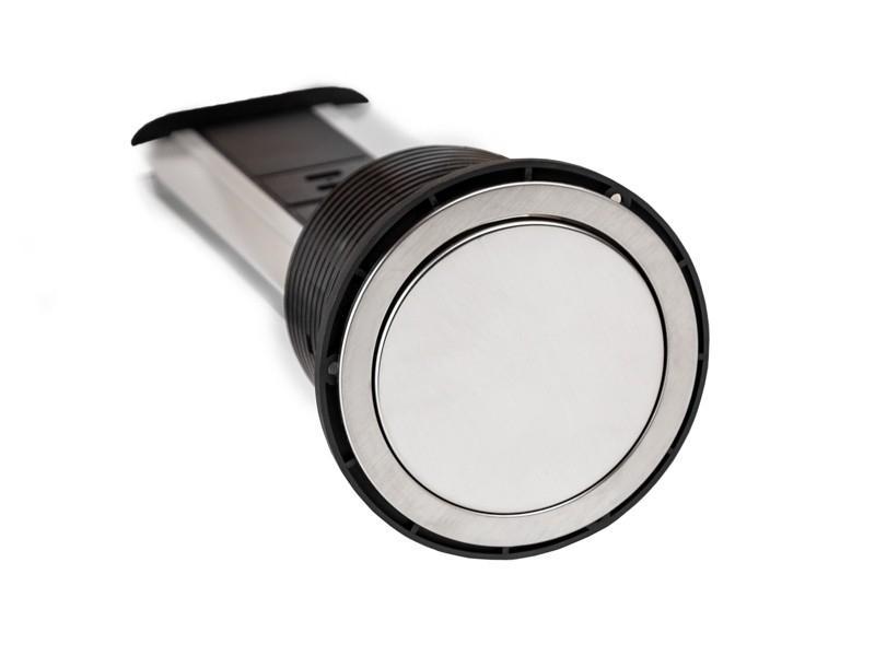 TecLines TVS001 versenkbare Steckdosenleiste 339mm, 3x Steckdose, 2x USB mit Aludeckel TecLines TVS001 versenkbare Steckdosenleiste 339mm, 3x Steckdose, 2x USB mit Aludeckel