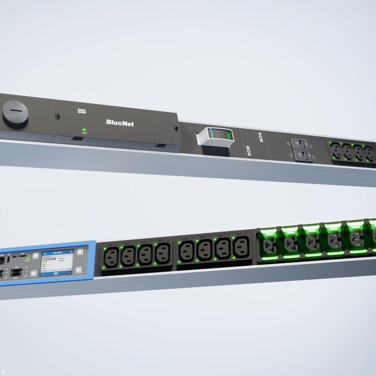 Bachmann BN PRO Switched - 16A Rack PDU mit 24xCombo & Display (BM0024766), IT Rack