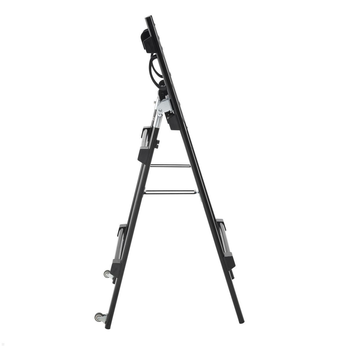 MonLines MBS021 Digital Signage Stand – Mobiler Kundenstopper für Displays bis 55 Zoll, Seitenansicht