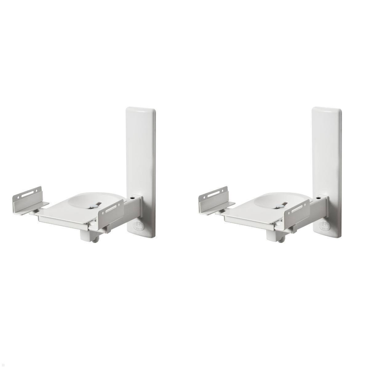 B-Tech BT77W neigbare schwenkbare Lautsprecher Wandhalterung, weiß B-Tech BT77W neigbare schwenkbare Lautsprecher Wandhalterung, weiß