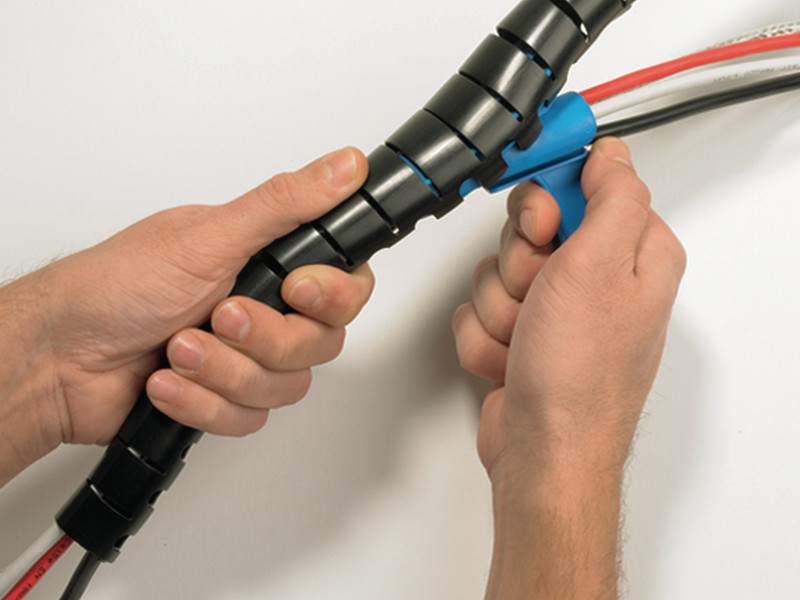 HellermannTyton Kabelbündelschlauch HWPP25L2 (161-64415) weiß Kabelmanagement HellermannTyton Kabelbündelschlauch HWPP25L2 (161-64415) weiß Kabelmanagement