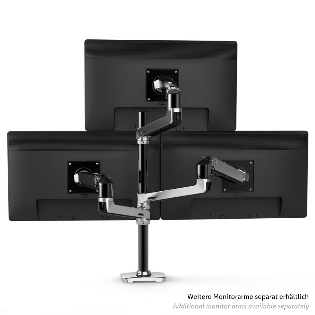 Ergotron LX Dual Monitor Tischhalterung 40 Zoll, silber (45-549-026), Option 3 Monitore Ergotron LX Dual Monitor Tischhalterung 40 Zoll, silber (45-549-026), Option 3 Monitore