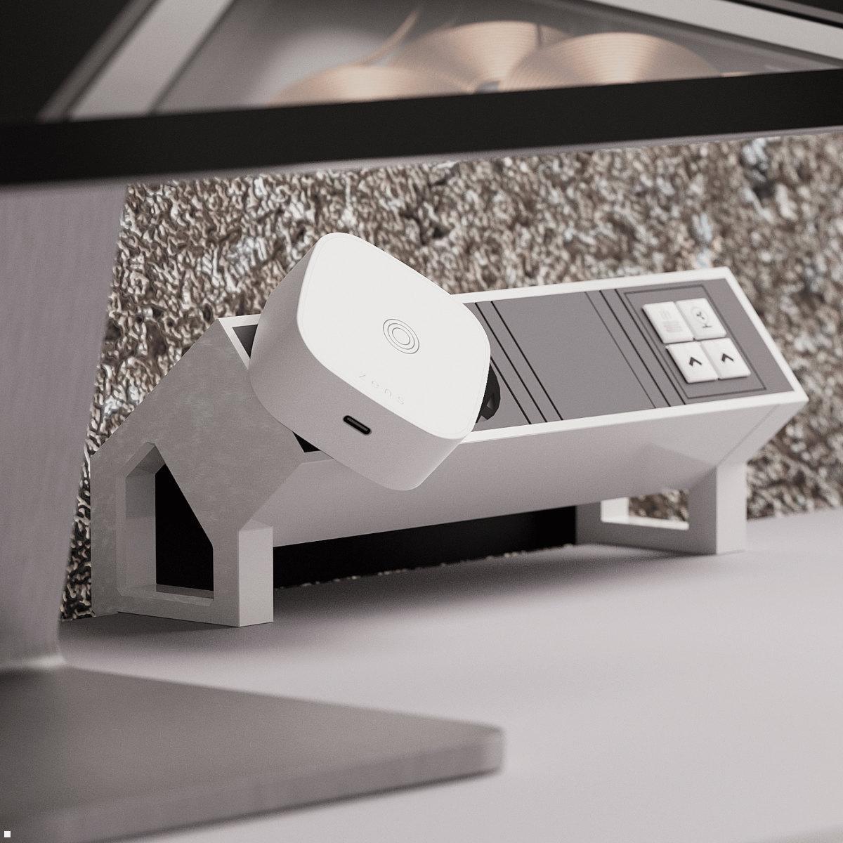 Zens ZESC18W/00 Wireless Charging Stecker, weiß Büro Zens ZESC18W/00 Wireless Charging Stecker, weiß Büro