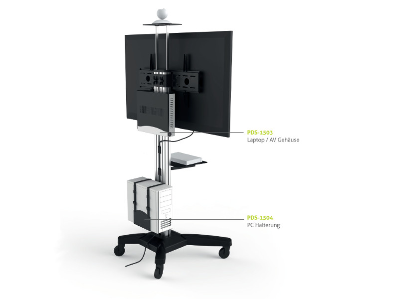 PureMounts PDS-1503 Zubehör Laptopfach PDS-1000 Monitorständer