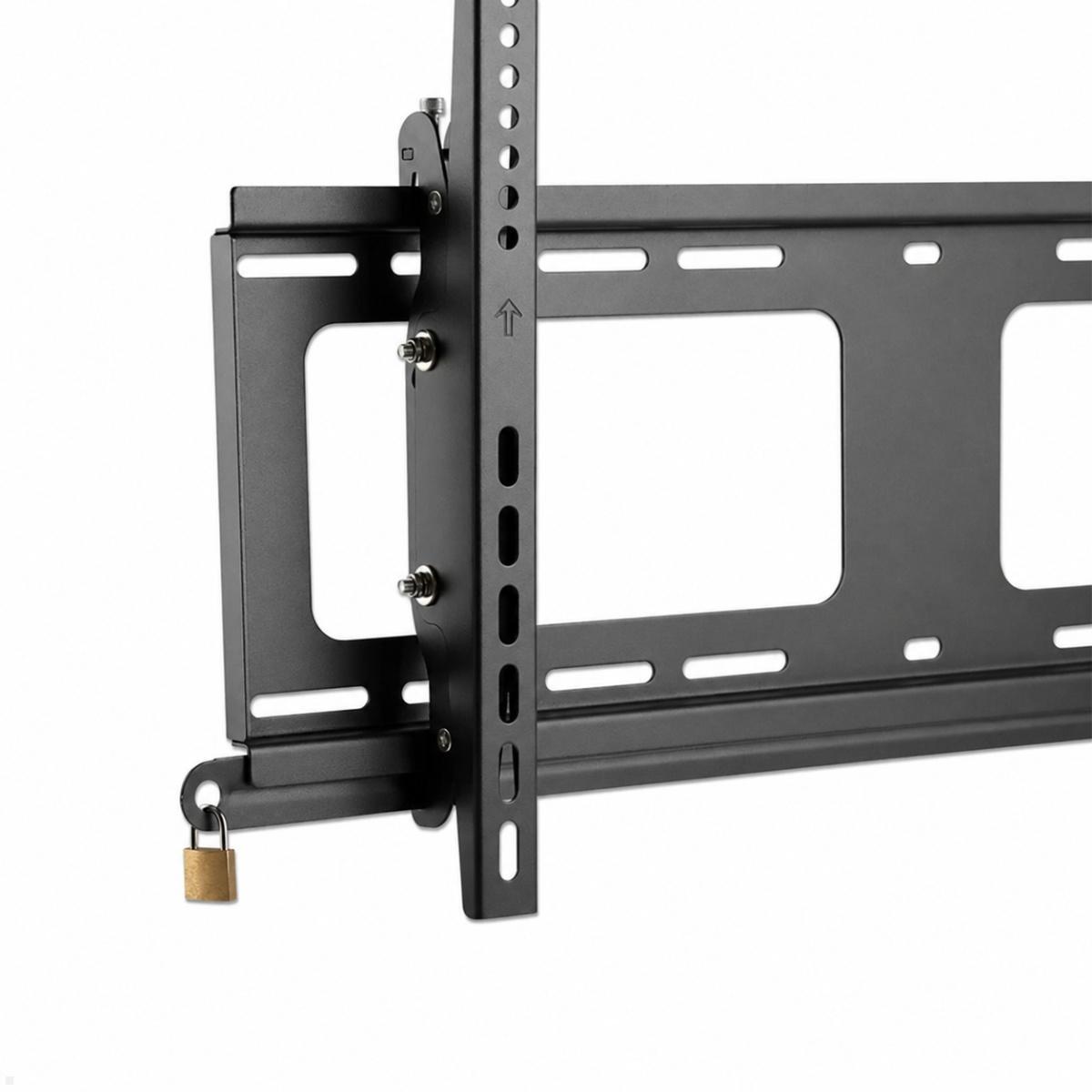 MonLines MWH036B flache Outdoor TV Wandhalterung 37-86 Zoll, diebstahlsicher – Maße & Abmessungen