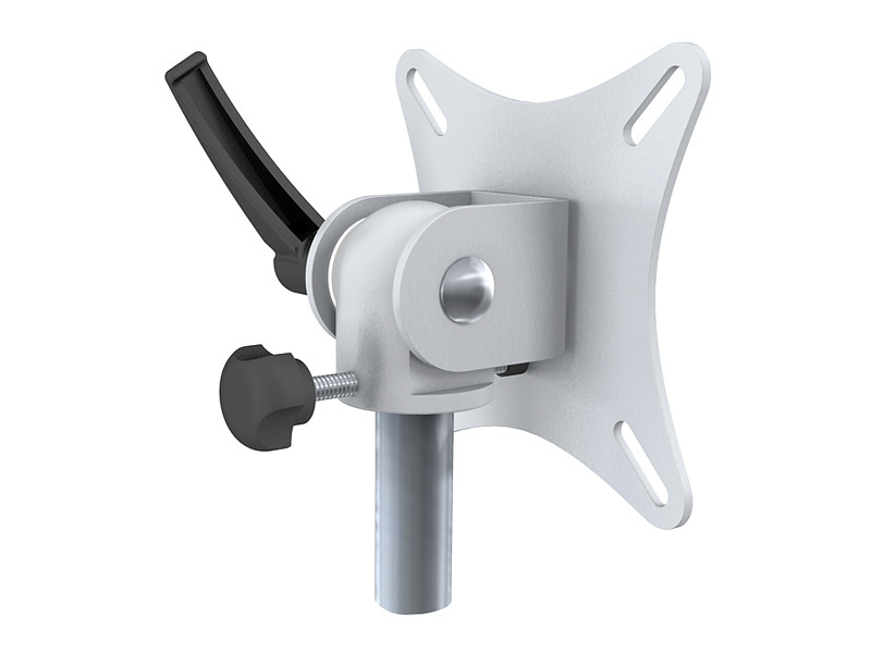 MonLines TFT-Star Tischhalterung Einbau ohne Kabelauslass grau VESA Aufnahme