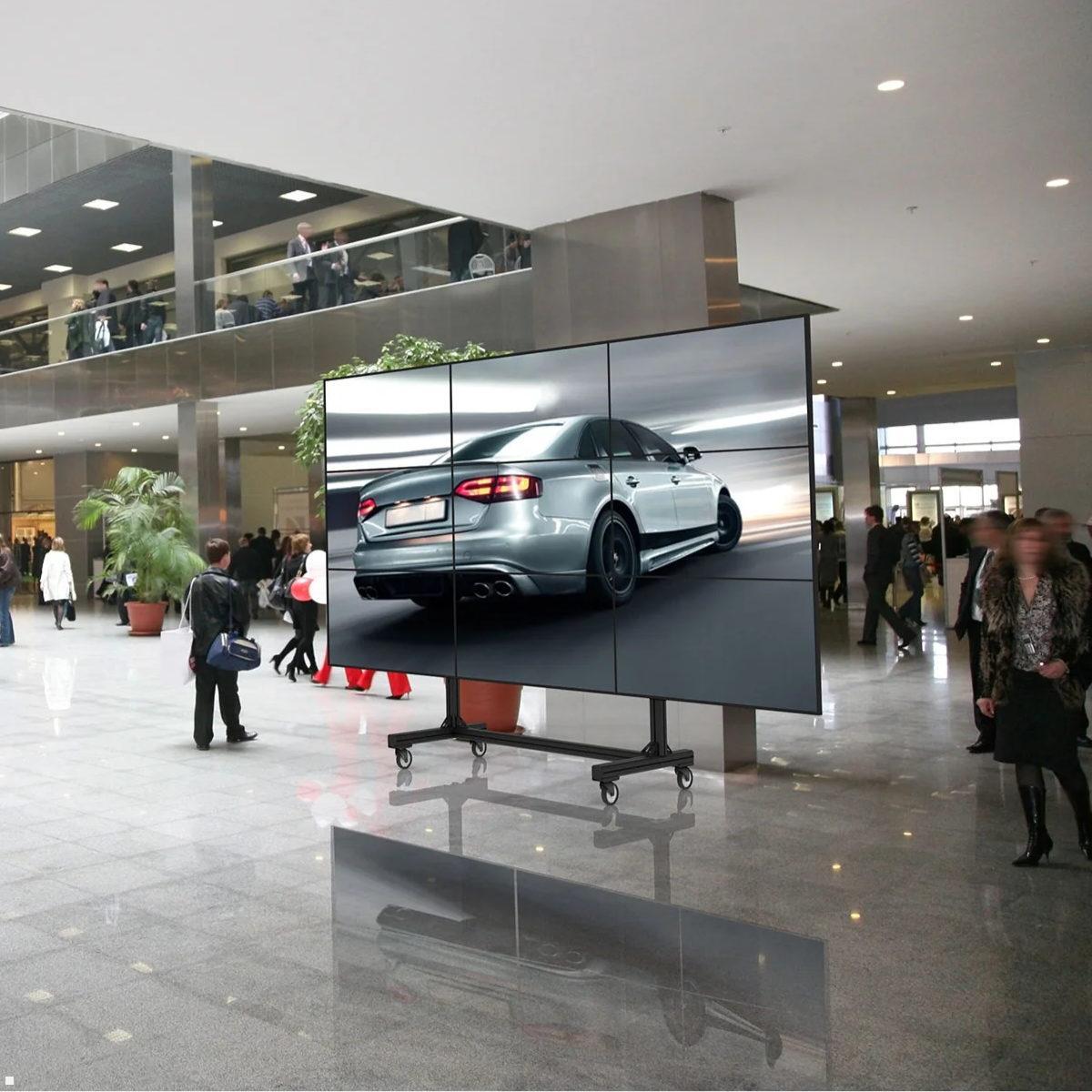 C555 peerless Portabler Videowand-Wagen DS-C555-3X3