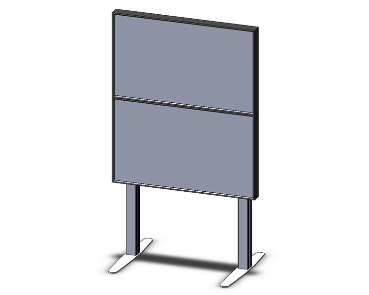 MonLines Videowall Monitor Standfuß 1H x 2V MonLines Videowall Monitor Standfuß 1H x 2V