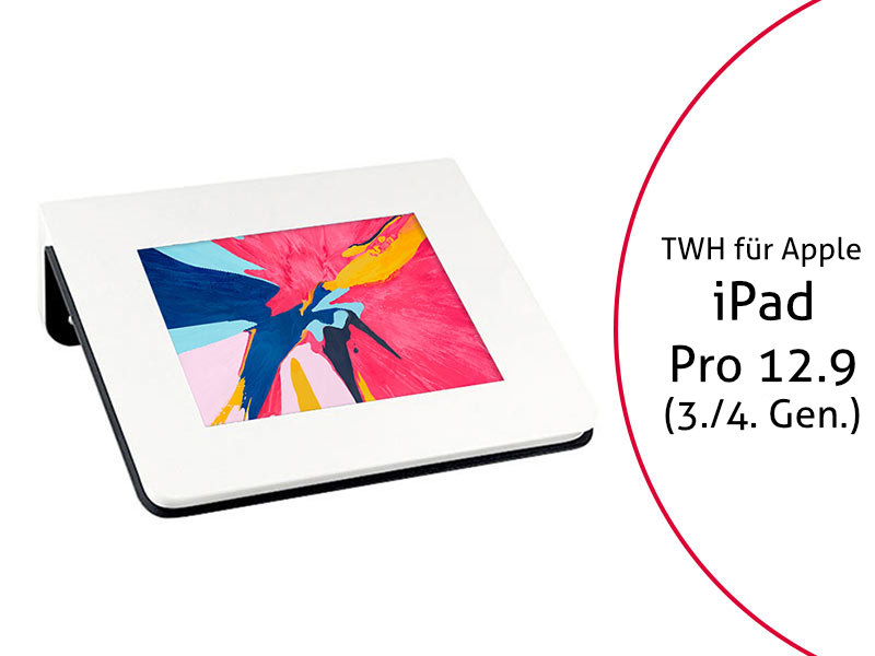 TabLines TWH016 Design Tablet Wandhalter anschraubbar für Apple iPad Pro 12.9 (3./4. Gen.) TabLines TWH016 Design Tablet Wandhalter anschraubbar für Apple iPad Pro 12.9 (3./4. Gen.)