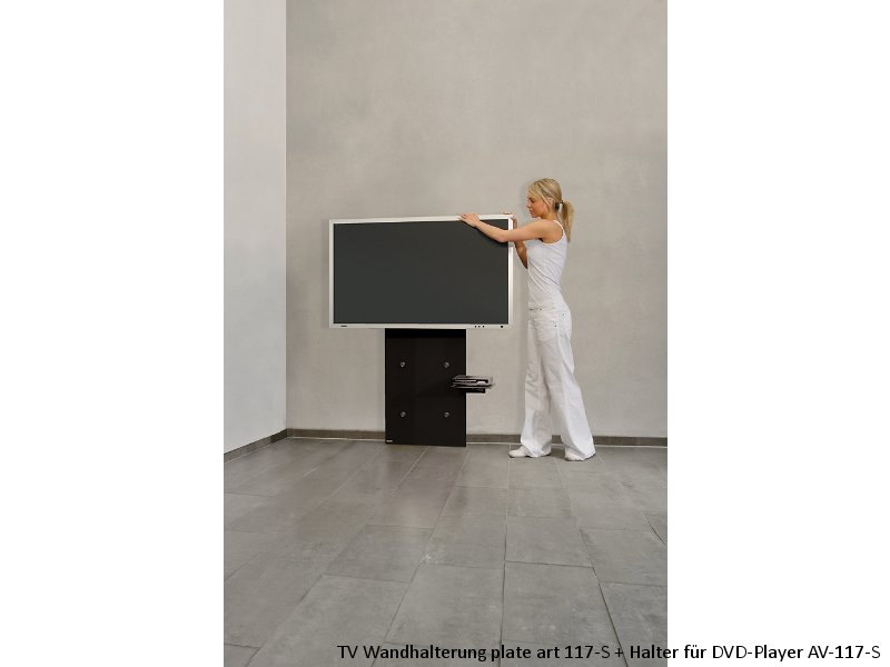 Wissmann plate art 117-S TV Wandhalterung Beispiel