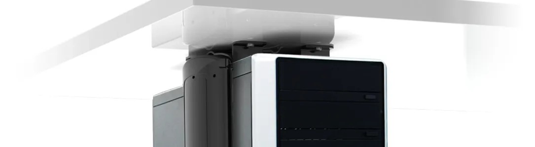 PC Halterung unter Tisch, Unterbau Schreibtisch PC Halterung unter Tisch, Unterbau Schreibtisch