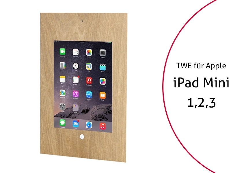 TabLines TWE026O Tablet Wandeinbau Apple iPad Mini 1-2-3, DS, HB TabLines TWE026O Tablet Wandeinbau Apple iPad Mini 1-2-3, DS, HB