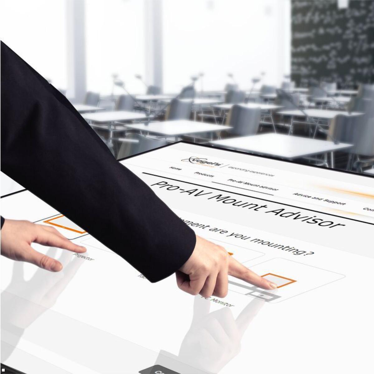 vogels-pfte-7121-elektrischer-touchtisch-auf-rollen-mit-schrank, Anwendung Touch