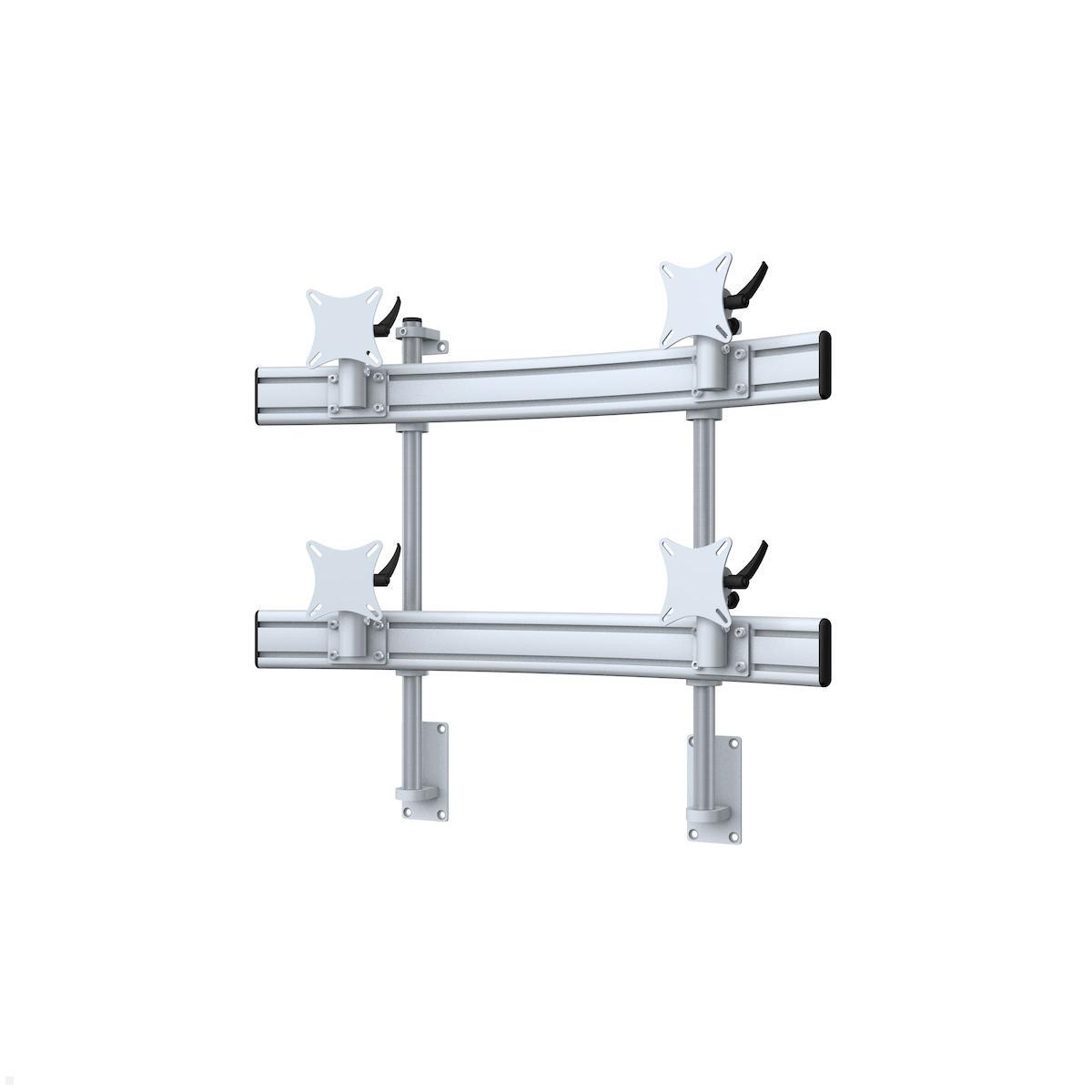 MonLines MWH224G Para 2+2 Monitor Wandhalterung bis 32 Zoll, grau MonLines MWH224G Para 2+2 Monitor Wandhalterung bis 32 Zoll, grau