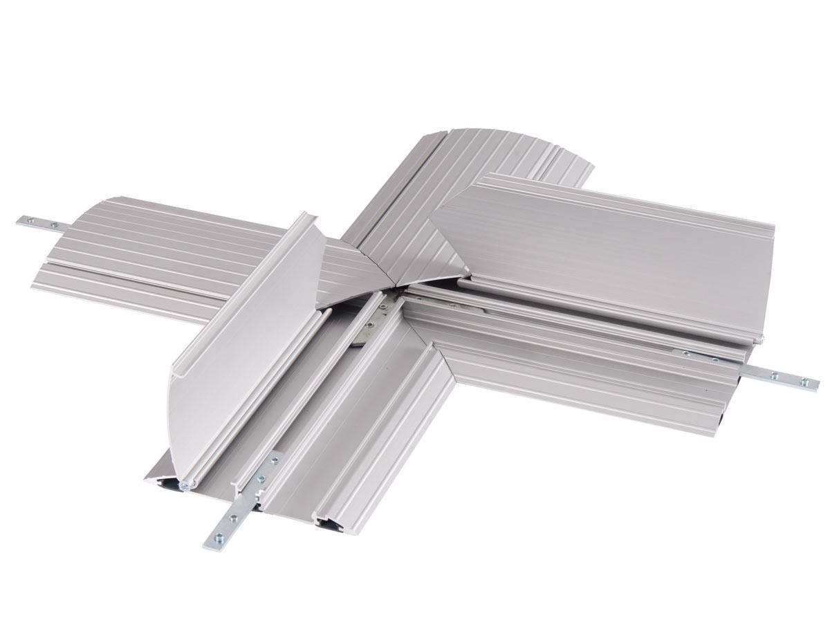 Dataflex Kabelbrücke aufklappbar Alu Kreuz Verbindung (31.472) Dataflex Kabelbrücke aufklappbar Alu Kreuz Verbindung (31.472)