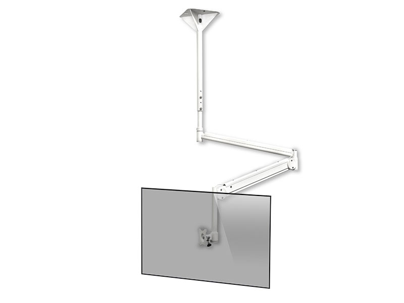 Edbak Praxis Monitor Schwenkarm Deckenhalterung, weiß (MSA01w-B) Edbak Praxis Monitor Schwenkarm Deckenhalterung, weiß (MSA01w-B)