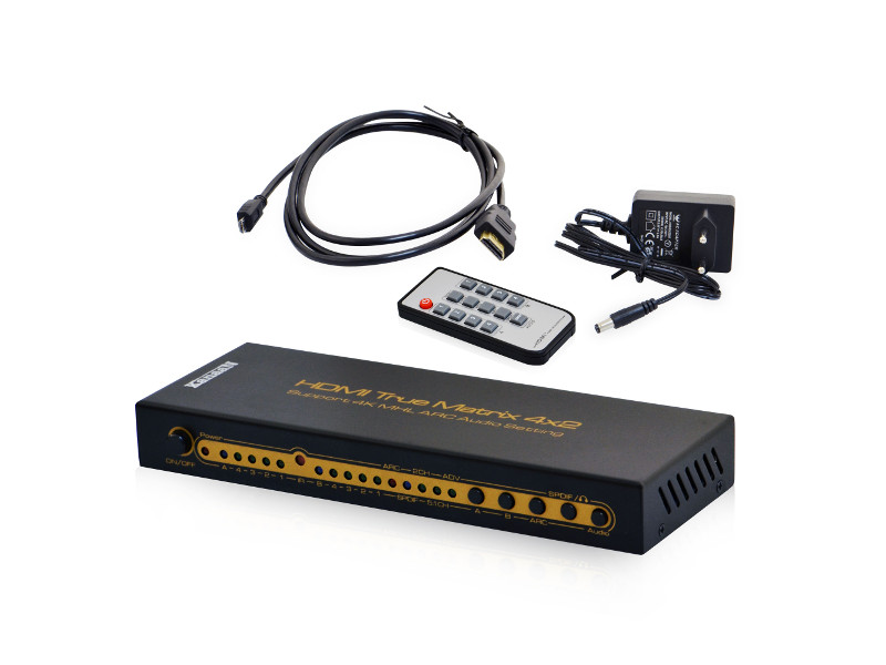 LEICKE KanaaN UHD Matrix 4x2 Switch LEICKE KanaaN UHD Matrix 4x2 Switch