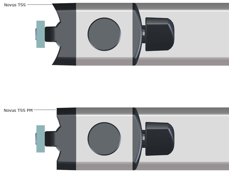 Novus TSS Tastaturhalter PM für Alu Profile  (967+0119+010)