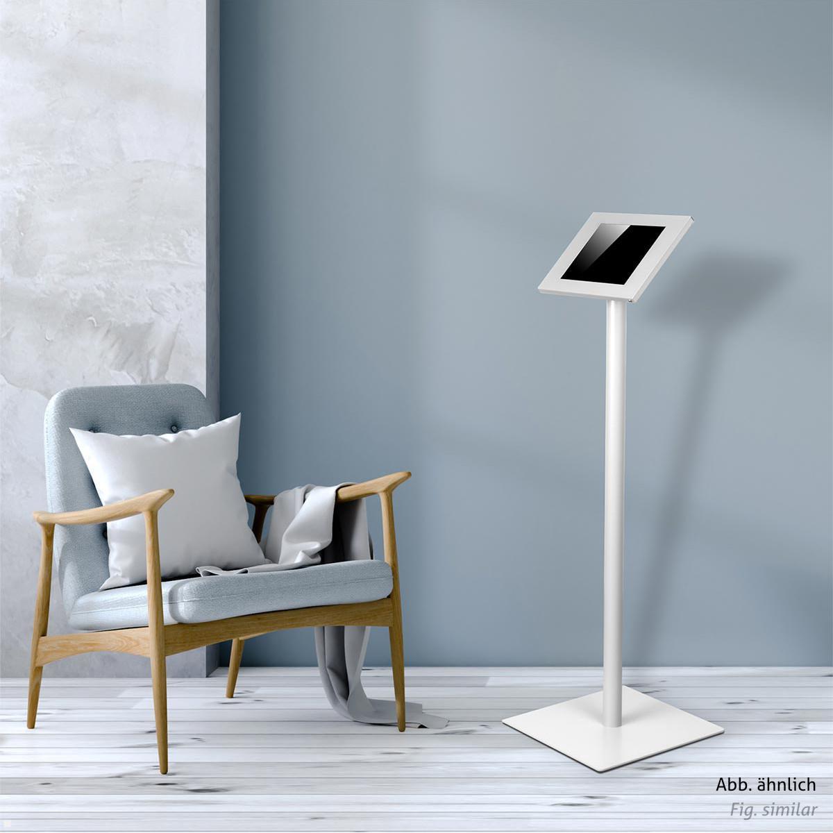 TabLines TBS003S Tablet Boden Standfuß, silber, Anwendungsbeispiel TabLines TBS003S Tablet Boden Standfuß, silber, Anwendungsbeispiel