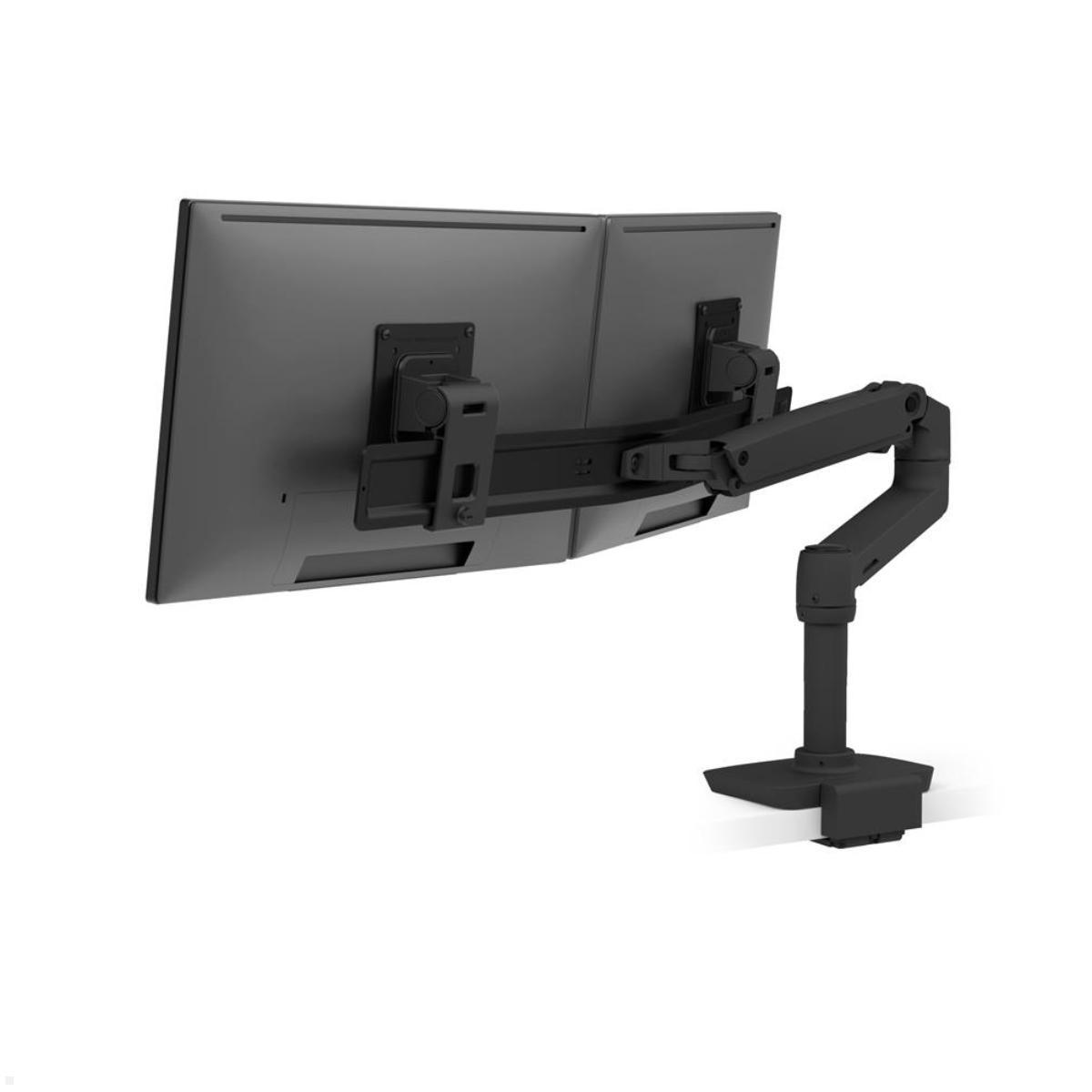 Ergotron LX Dual Monitor Tischhalterung mit C-Klemme (45-609-224), schwarz Ergotron LX Dual Monitor Tischhalterung mit C-Klemme (45-609-224), schwarz