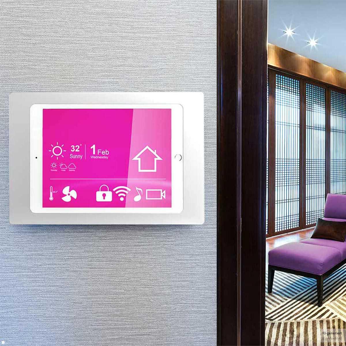 TabLines TWH081 Tablet Wandhalterung für Samsung Tab S12+ 12.6, Room Manager SmartHome