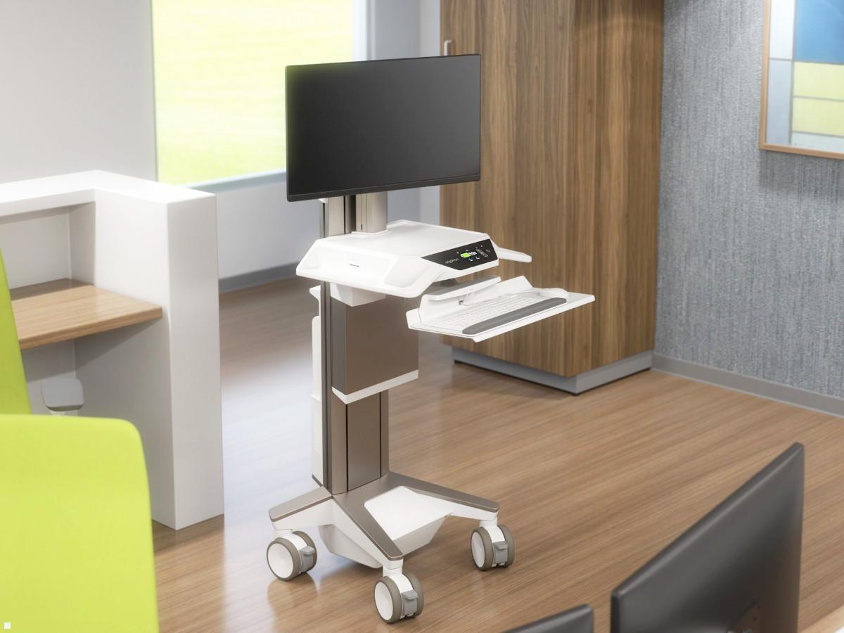 Ergotron CareFit Pro Visitenwagen elektrisch höhenverstellbar (C52-2201-2) Anwendung Ergotron CareFit Pro Visitenwagen elektrisch höhenverstellbar (C52-2201-2) Anwendung