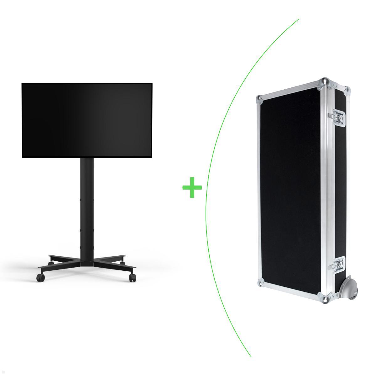 SMS Messekit Set mobiler Monitor Standfuß FH MT 2000 EU schwarz + Transportcase SMS Messekit Set mobiler Monitor Standfuß FH MT 2000 EU schwarz + Transportcase