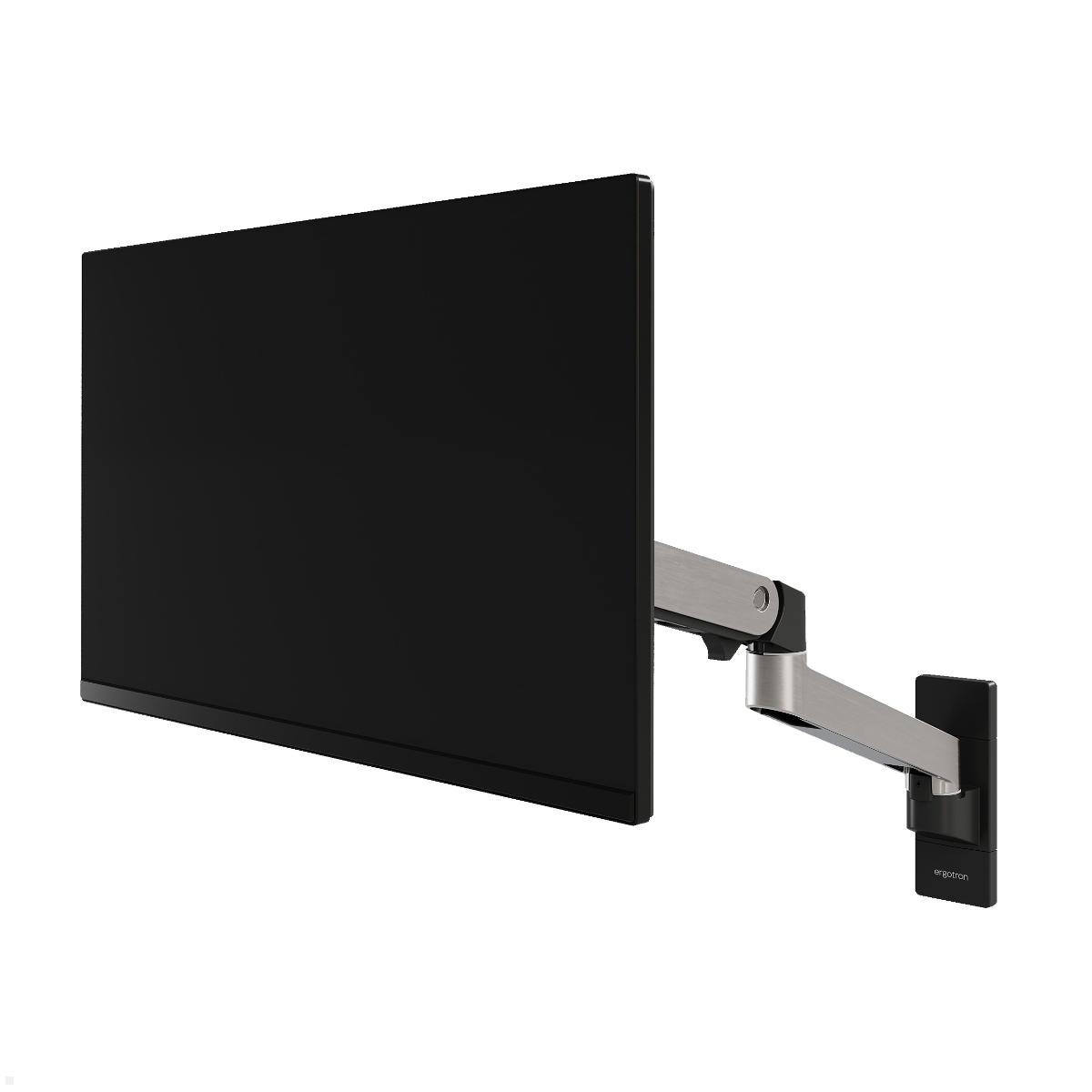 Ergotron LX Pro Monitor Wandhalterung schwenkbar bis 34 Zoll, Aluminium (45-683-026), Monitorarm Wandmontage