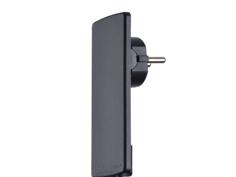 EVOline Plug Schutzkontakstecker ohne Zuleitung  flacher Stecker Flachstecker