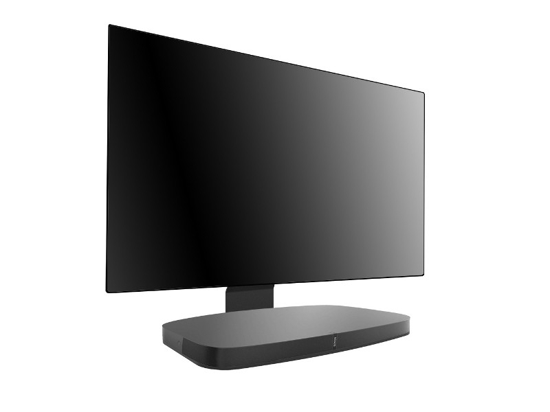 Cavus TV Ständer mit Sonos Playbase Halterung, schwarz Anwendung