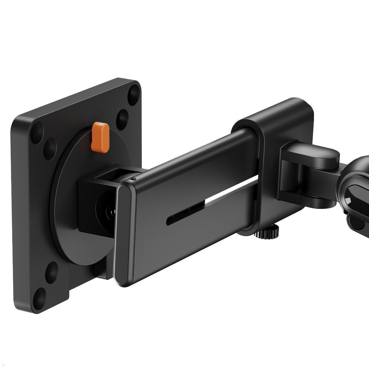 Fellowes Smartview Dual Monitor Tischhalterung, Detailansicht Vesa-Slider