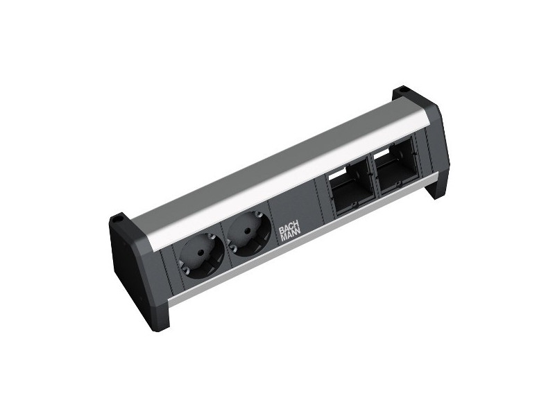 Bachmann DESK 1 2x Custom Modul 2x Steckdose 902.011 Bachmann DESK 1 2x Custom Modul 2x Steckdose 902.011