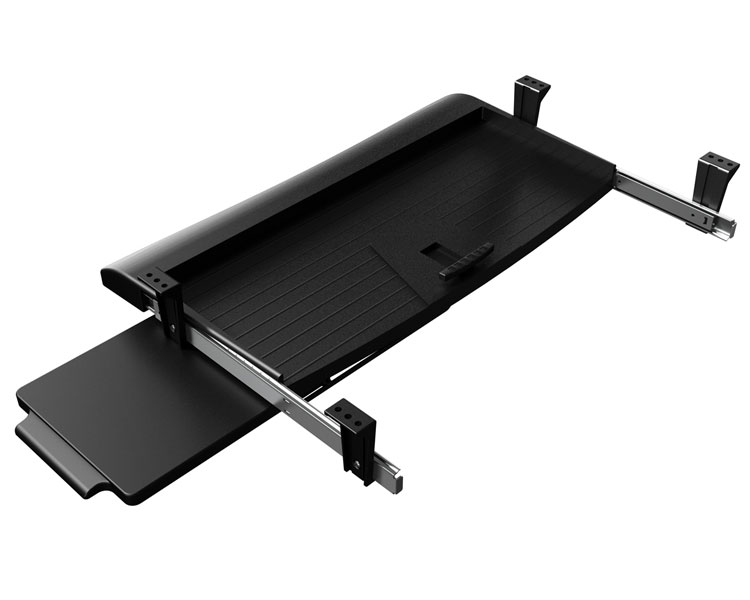 Dataflex Addit 97.223 Tastaturauszug Untertisch von hinten Dataflex Addit 97.223 Tastaturauszug Untertisch von hinten