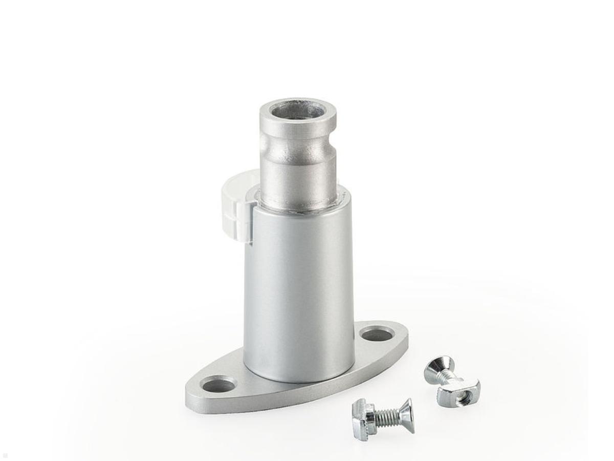 Novus Zubehör Systemschienen-Adapter für Clu Monitorarm, silber Novus Zubehör Systemschienen-Adapter für Clu Monitorarm, silber
