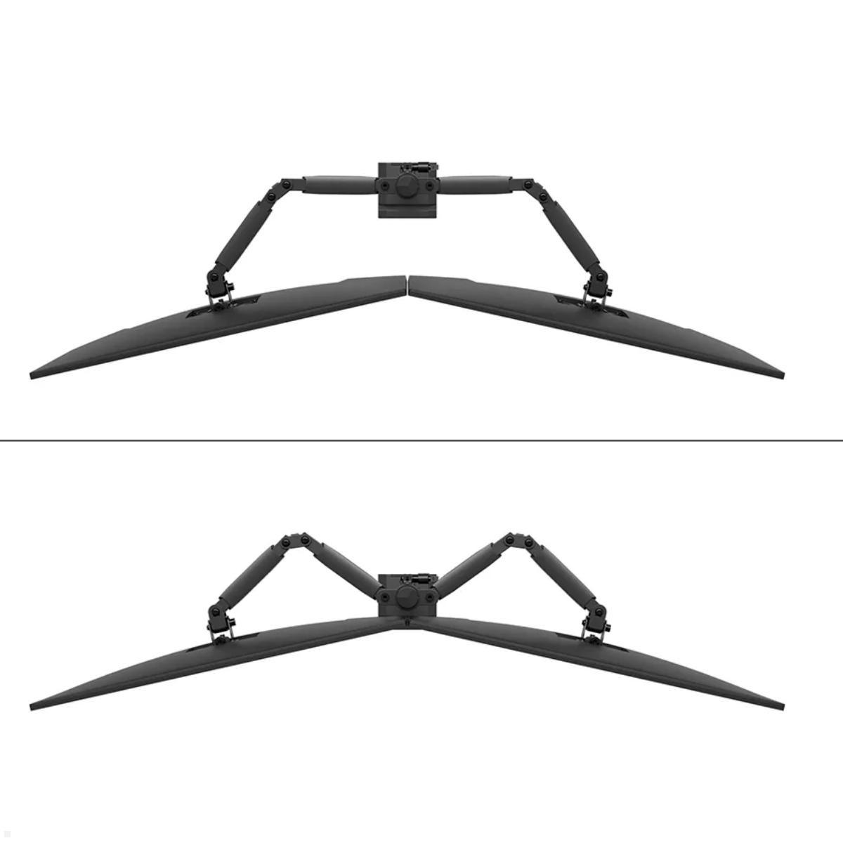 Neomounts NERO DS60-600BL2 Monitorhalter für 2 Monitore, verstellbar