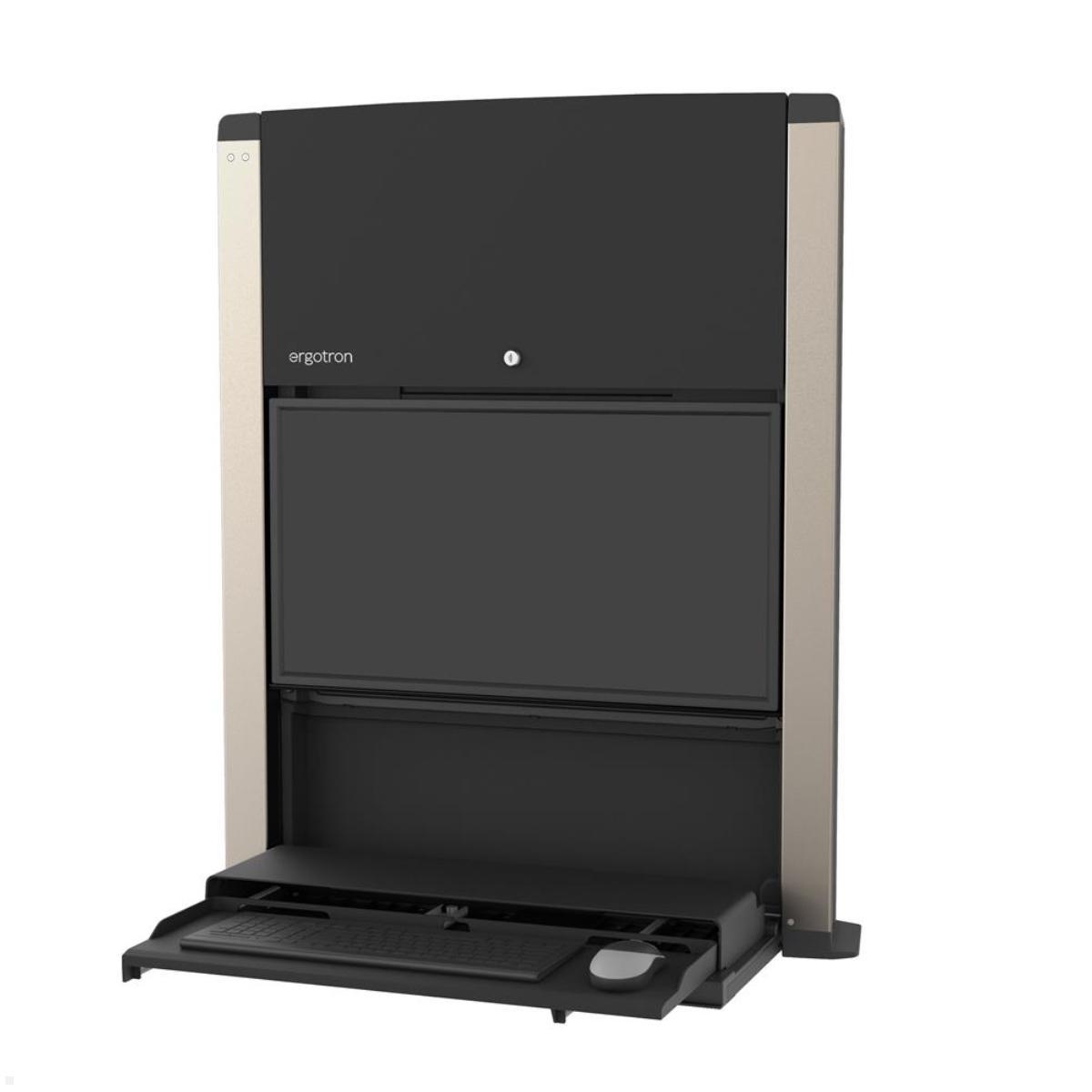 Ergotron CareFit PC Wandarbeitsplatz mit Gehäuse, schwarz (61-367-060) Ergotron CareFit PC Wandarbeitsplatz mit Gehäuse, schwarz (61-367-060)