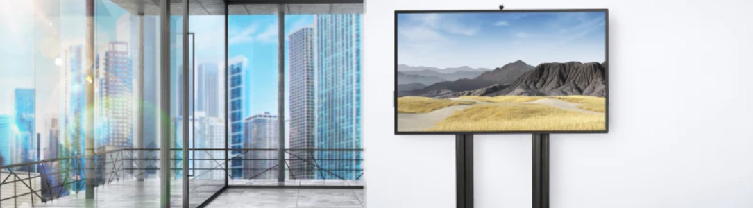 Touchscreen Monitorhalterung für 50-64 Zoll Bildschirme Touchscreen Monitorhalterung für 50-64 Zoll Bildschirme