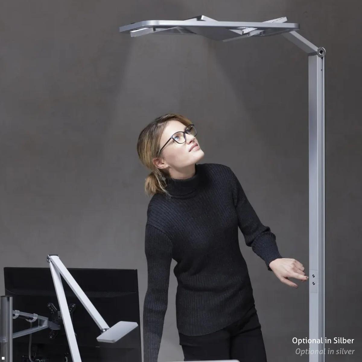 NOVUS Attenzia space active HCL BT LED Stehleuchte, schwarz (740+6198+001) stufenlos dimmbar NOVUS Attenzia space active HCL BT LED Stehleuchte, schwarz (740+6198+001) stufenlos dimmbar