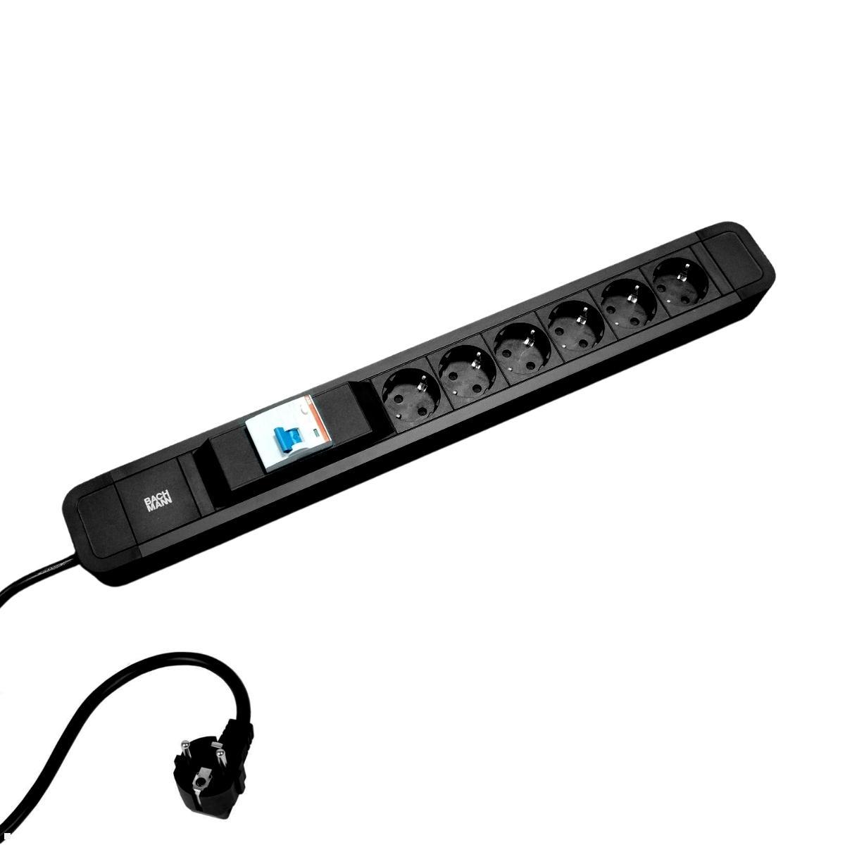 Bachmann PRIMO 2 6xCEE7/3 1xFI 2,0m CEE7/7 (350.005)