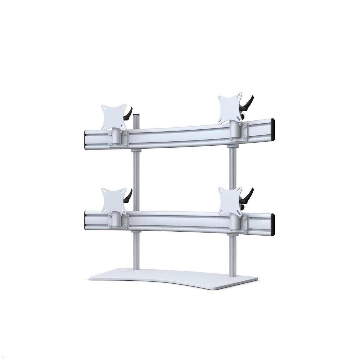 MonLines MTH298G Para 2+2 Monitor Tischhalter Standfuß bis 32 Zoll, grau MonLines MTH298G Para 2+2 Monitor Tischhalter Standfuß bis 32 Zoll, grau