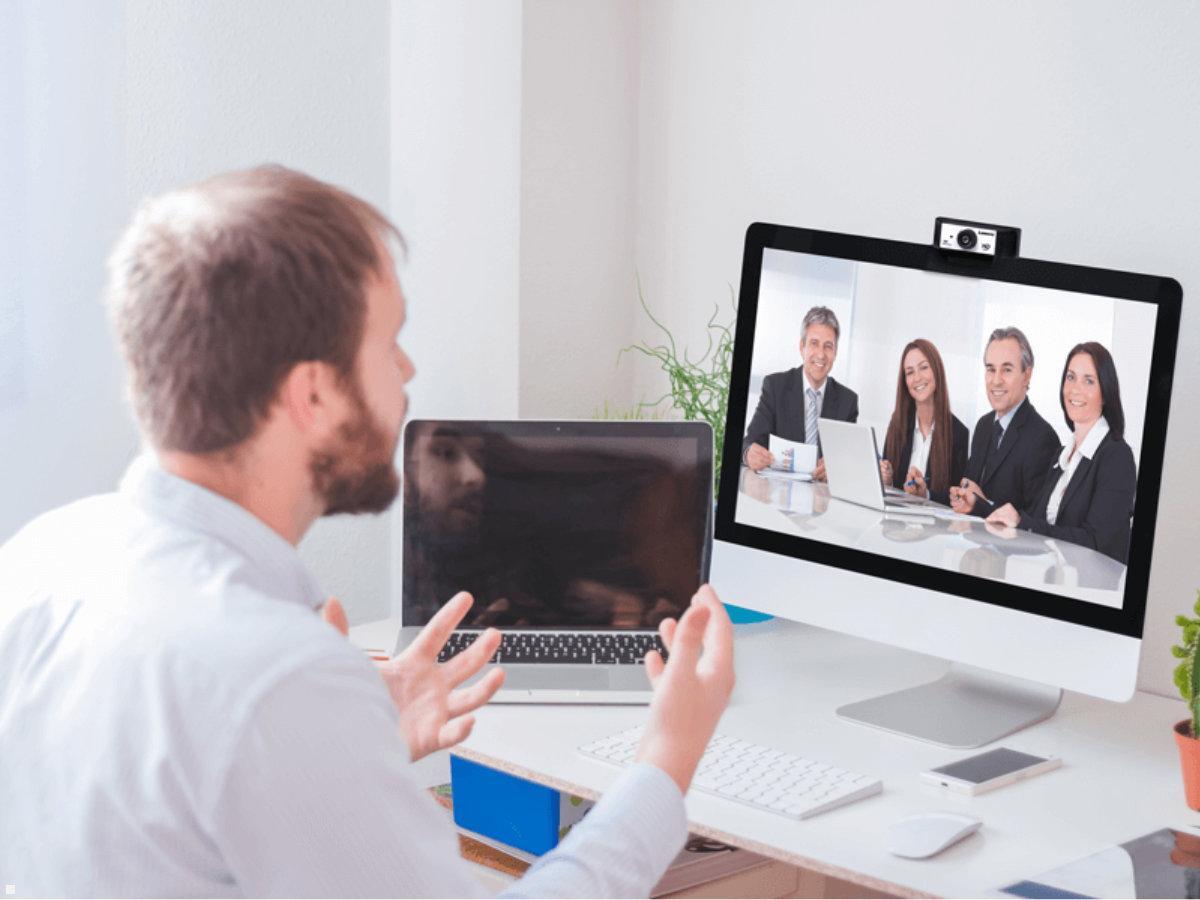 Lumens Videokonferenz Kamera Full HD USB mit Mikro, VC-B2U, Videoanruf Lumens Videokonferenz Kamera Full HD USB mit Mikro, VC-B2U, Videoanruf