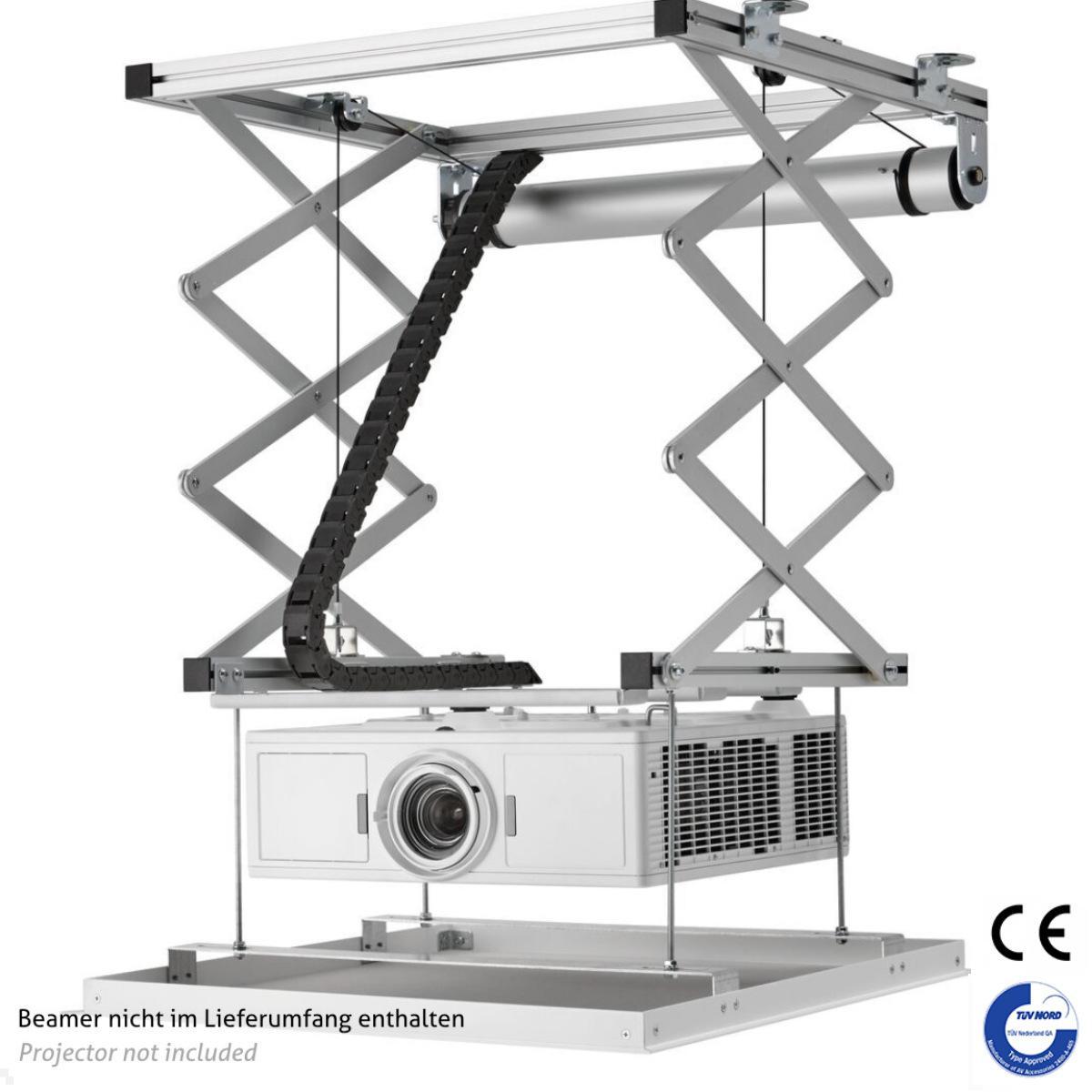 Elektrischer Beamer Deckenlift von Vogels mit 815 mm Hub Siegel