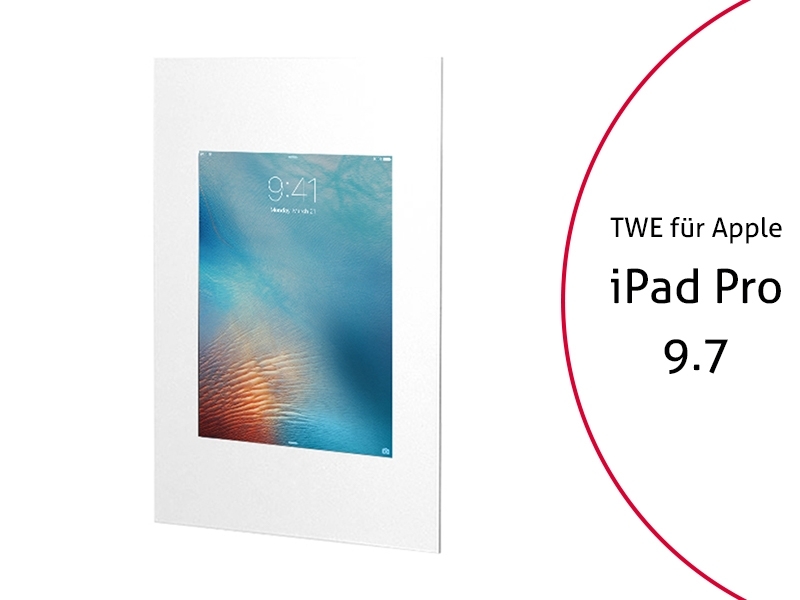TabLines TWE044W Tablet Wandeinbau für Apple iPad Pro 9.7