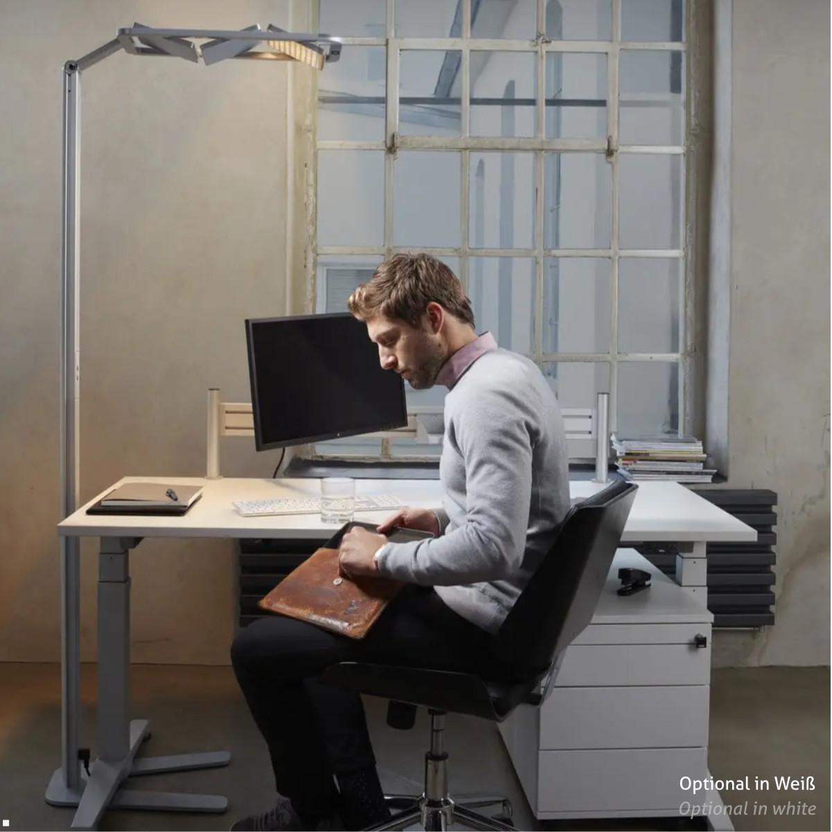 NOVUS Attenzia space active HCL BT LED Stehleuchte, schwarz (740+6198+001) Farbwiedergabeindex: 85 (>80)  NOVUS Attenzia space active HCL BT LED Stehleuchte, schwarz (740+6198+001) Farbwiedergabeindex: 85 (>80)