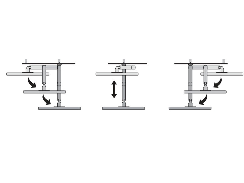 Ergotron MX Mini Tablet Wandhalterung schwenkbar Tablet Halter Ein- und Ausklappbar